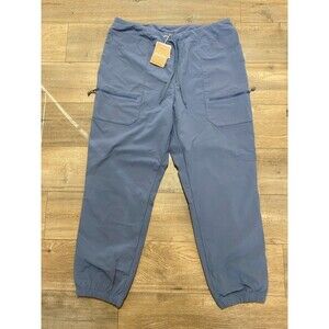 Patagonia Quandary Joggers Womens XL Blue Drawstring Cargo Stretch Pants New